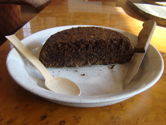 Fit for the squirrels, my loaf of Double Oak Acorn Bread